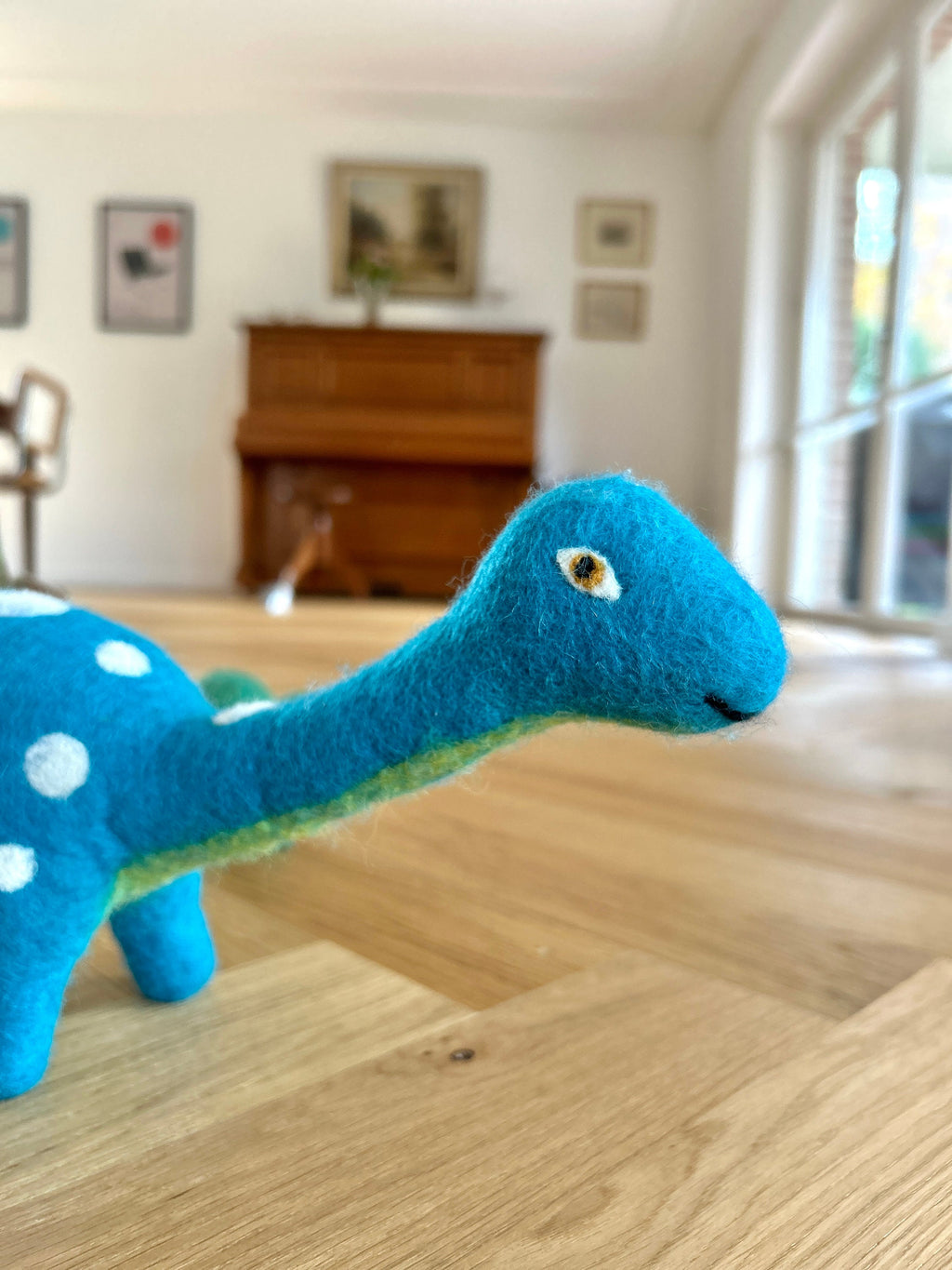 Dinos handgemacht aus Filz I Kinderzimmerdeko I Spielzeug I Kuscheltier I Plüschtier I Babyzimmer I Dinosaurier Deko