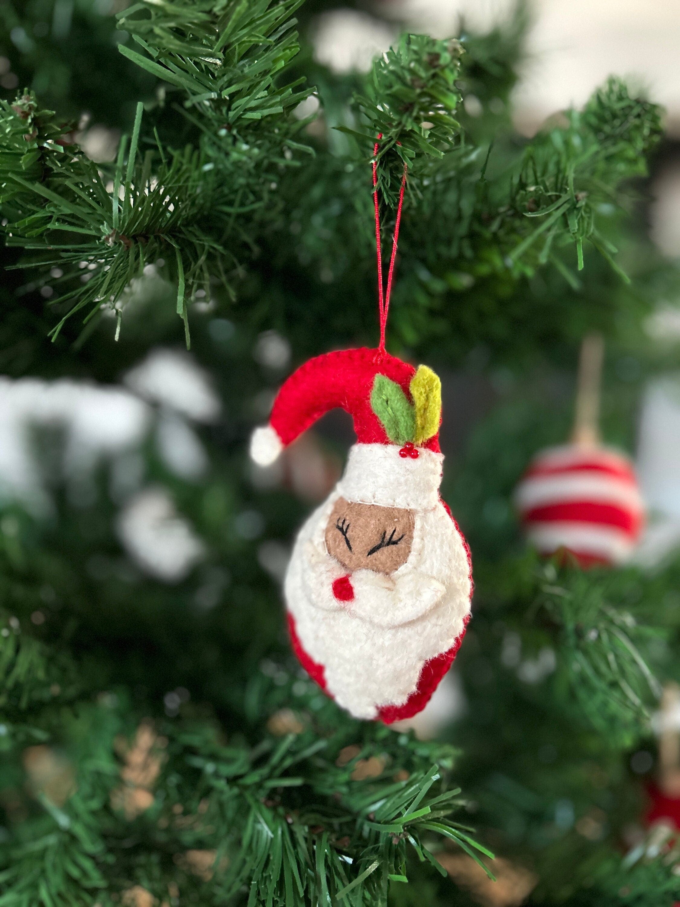 Weihnachtsanhänger Weihnachtsmann I Christbaumschmuck Weihnachtsdeko I Winter Weihnachtsbaum I Nikolaus Deko