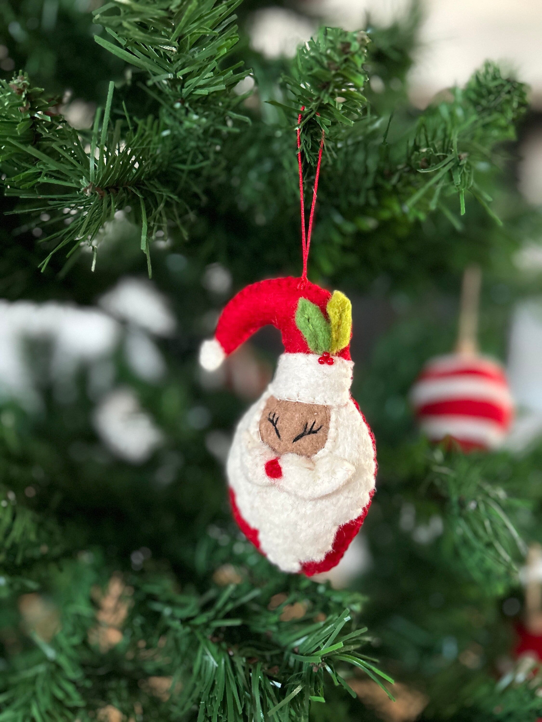 Weihnachtsanhänger Weihnachtsmann I Christbaumschmuck Weihnachtsdeko I Winter Weihnachtsbaum I Nikolaus Deko