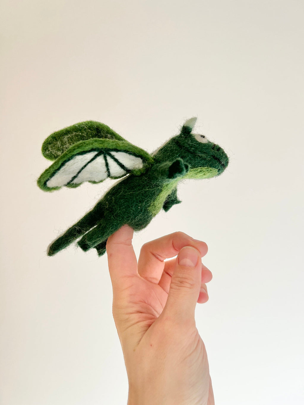 Niedliche Fingerpuppe Monster aus Filz I Fingerspiel I Drache I süßes Monster I Spielzeug Montessori I Geschichten erzählen