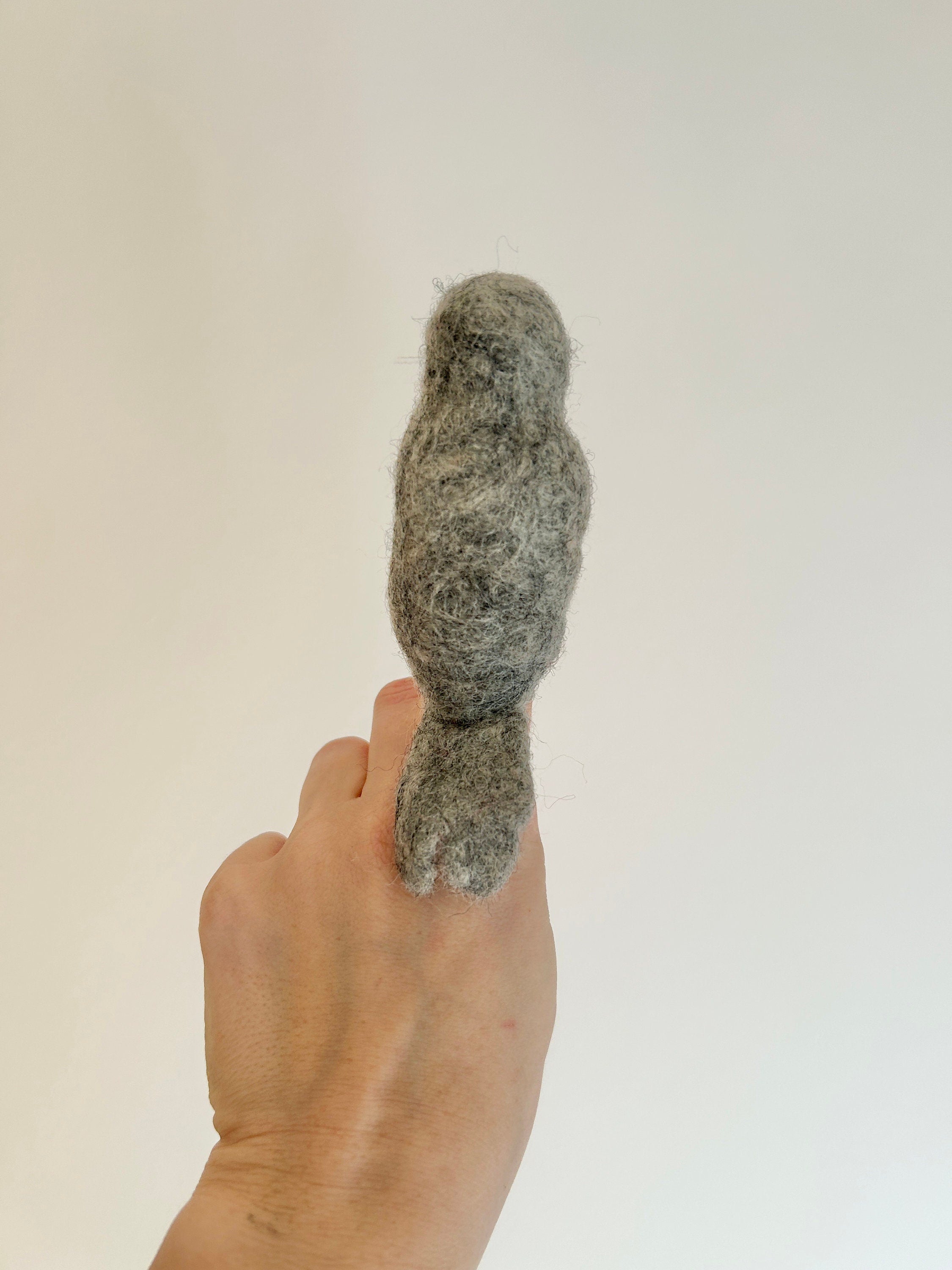 Niedliche Fingerpuppe Robbe aus Filz I Fingerspiel I Meerestiere I Seehund I Fische I Spielzeug Montessori I Geschichten erzählen I Seelöwe