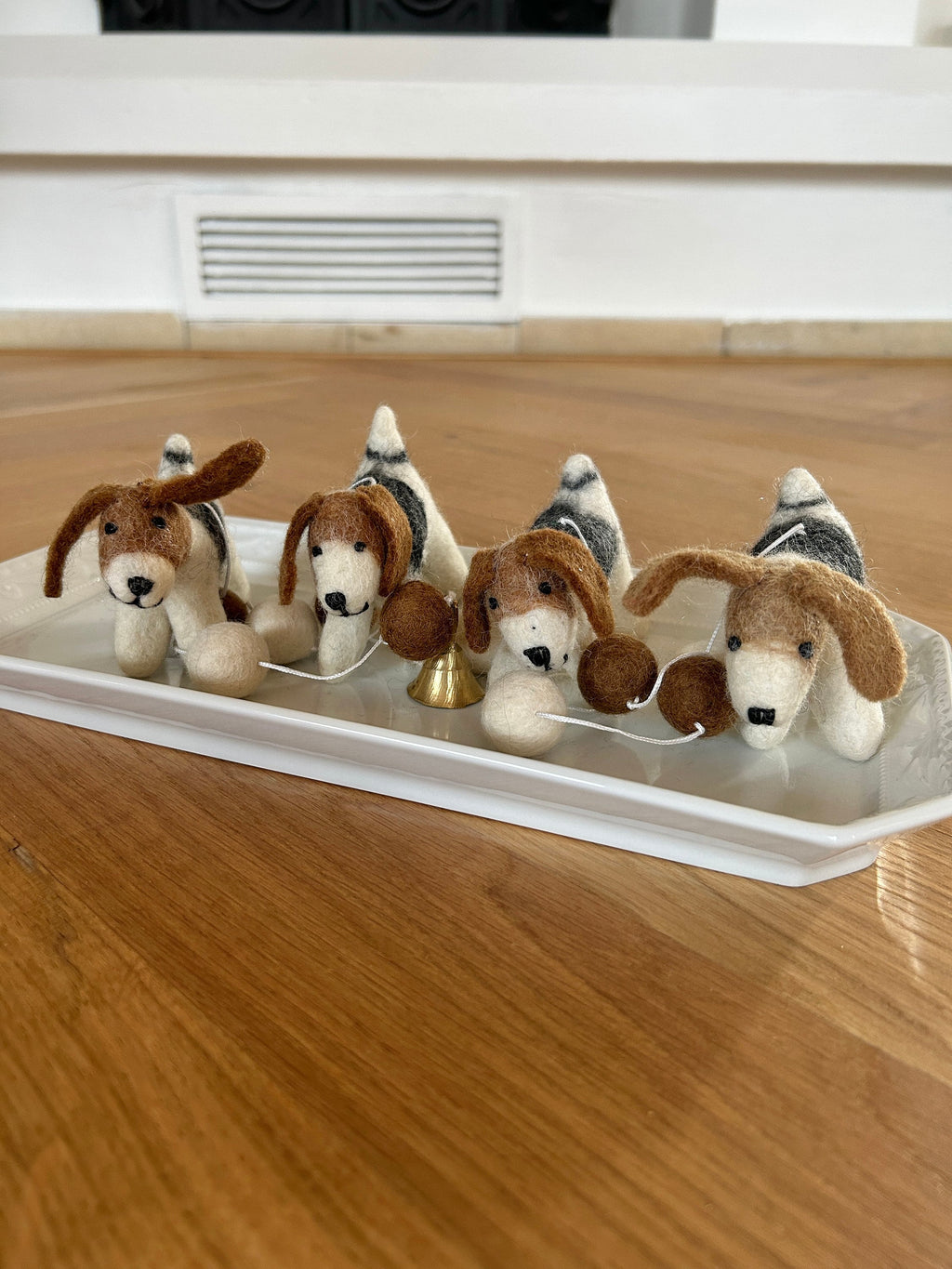 Beagle Girlande I Beagle Dekoration I Hundedeko I Hausdekoration Filz I Beagle aus Filz I Hundegirlande I Hundeliebhaber I Filz Hund