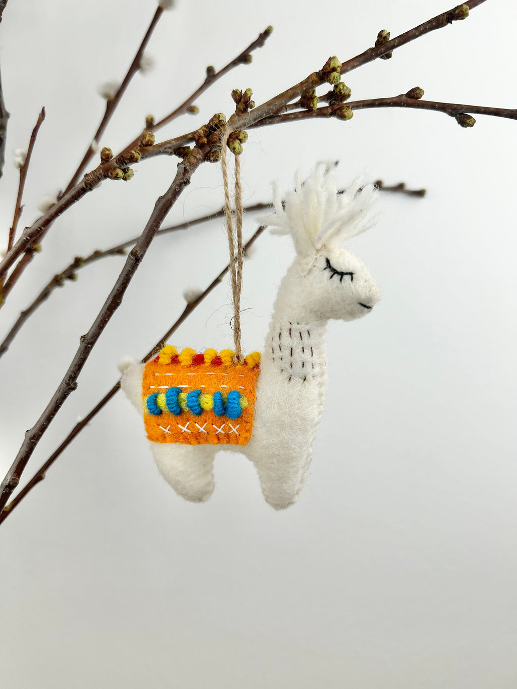 Anhänger Lama I Weihnachten Filz I Osteranhänger I Christbaumschmuck I Weihnachtsdeko I Winter Weihnachtsbaum I Weihnachtslama I Alpaka