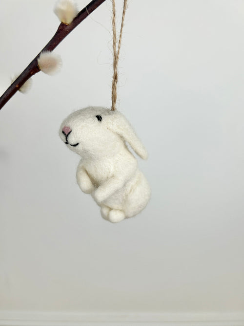 Anhänger Hase Kaninchen I Osterschmuck I Osterdeko I I Osterstrauß I Filzdeko Ostern I Osterhase I Frühling I Möhre Filz