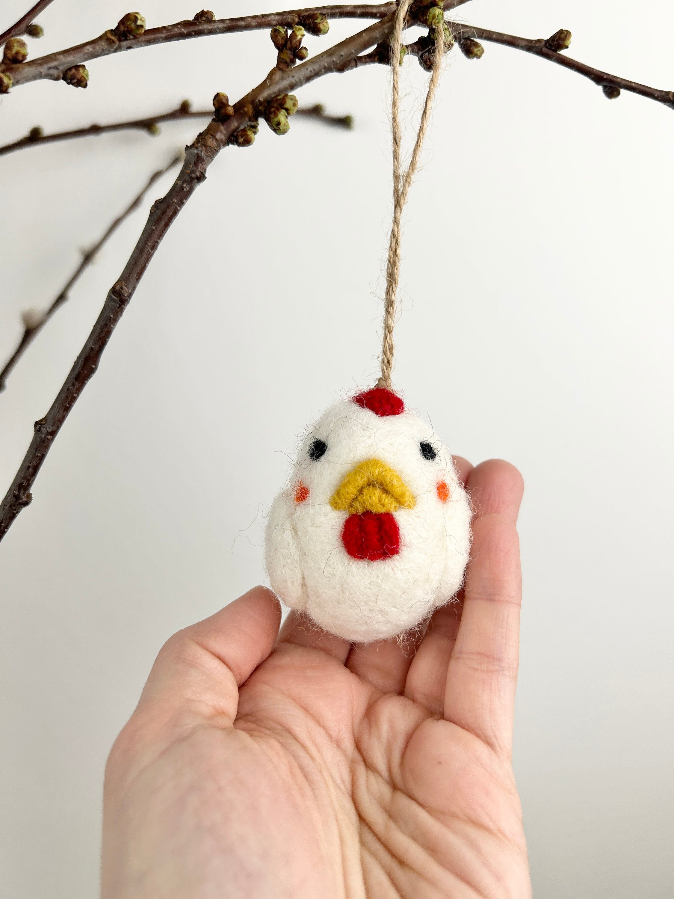 Anhänger Huhn I Osterschmuck I Osterdeko I Christbaumschmuck Weihnachtsdeko I Weihnachtsbaum I Huhn Deko I Henne Weihnachten I Osterstrauß