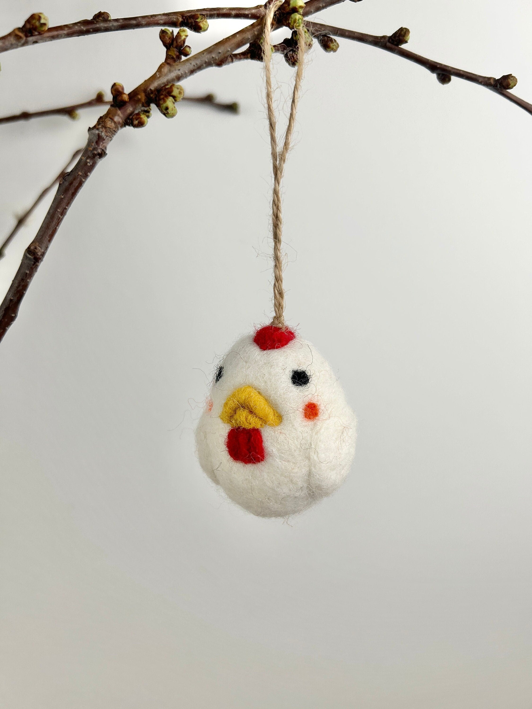 Anhänger Huhn I Osterschmuck I Osterdeko I Christbaumschmuck Weihnachtsdeko I Weihnachtsbaum I Huhn Deko I Henne Weihnachten I Osterstrauß
