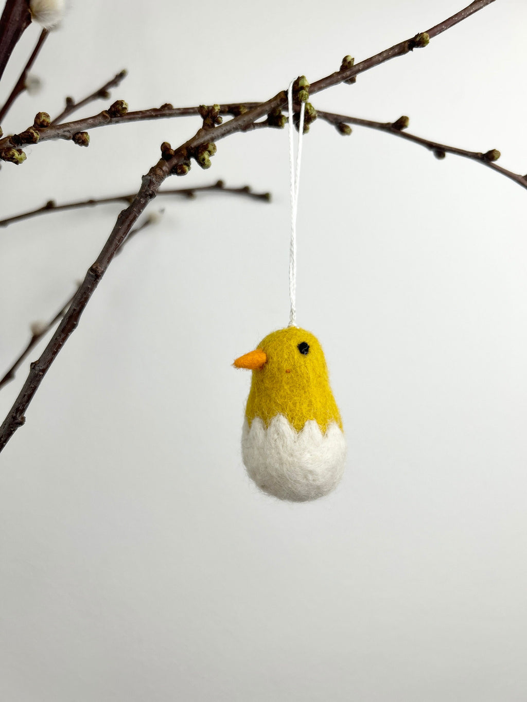 Anhänger Küken I Küken aus Filz I Osterschmuck I Osterdeko I I Osterstrauß I Filzdeko Ostern I Osterei I Frühling I Kükendeko I Filz