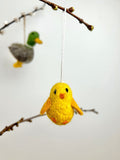 Anhänger Küken I Osterschmuck I Osterdeko I I Osterstrauß I Filzdeko Ostern I Osterküken I Frühling I Entendeko I Huhn
