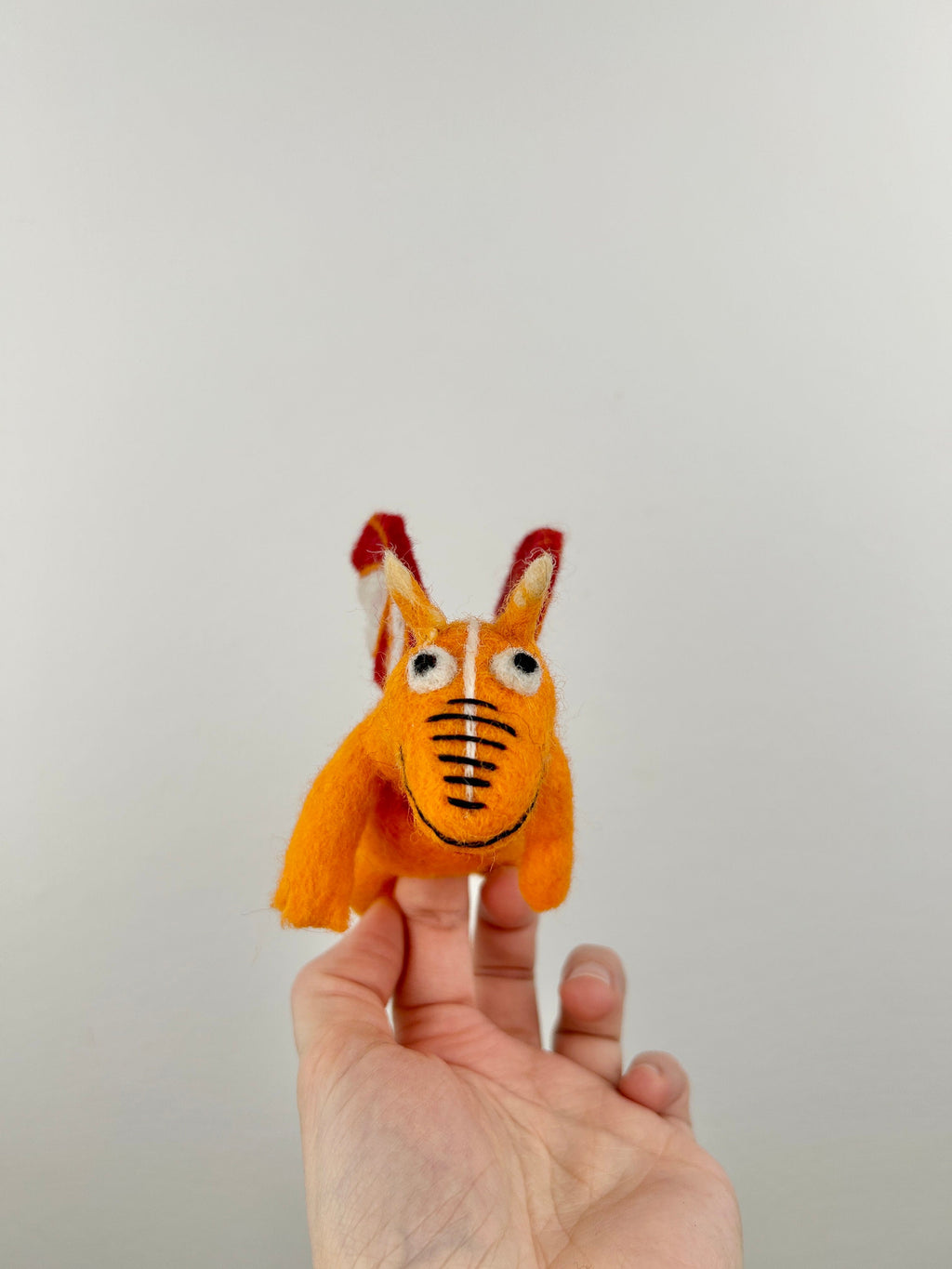 Niedliche Fingerpuppe Monster aus Filz I Fingerspiel I Drache I süßes Monster I Spielzeug Montessori I Geschichten erzählen