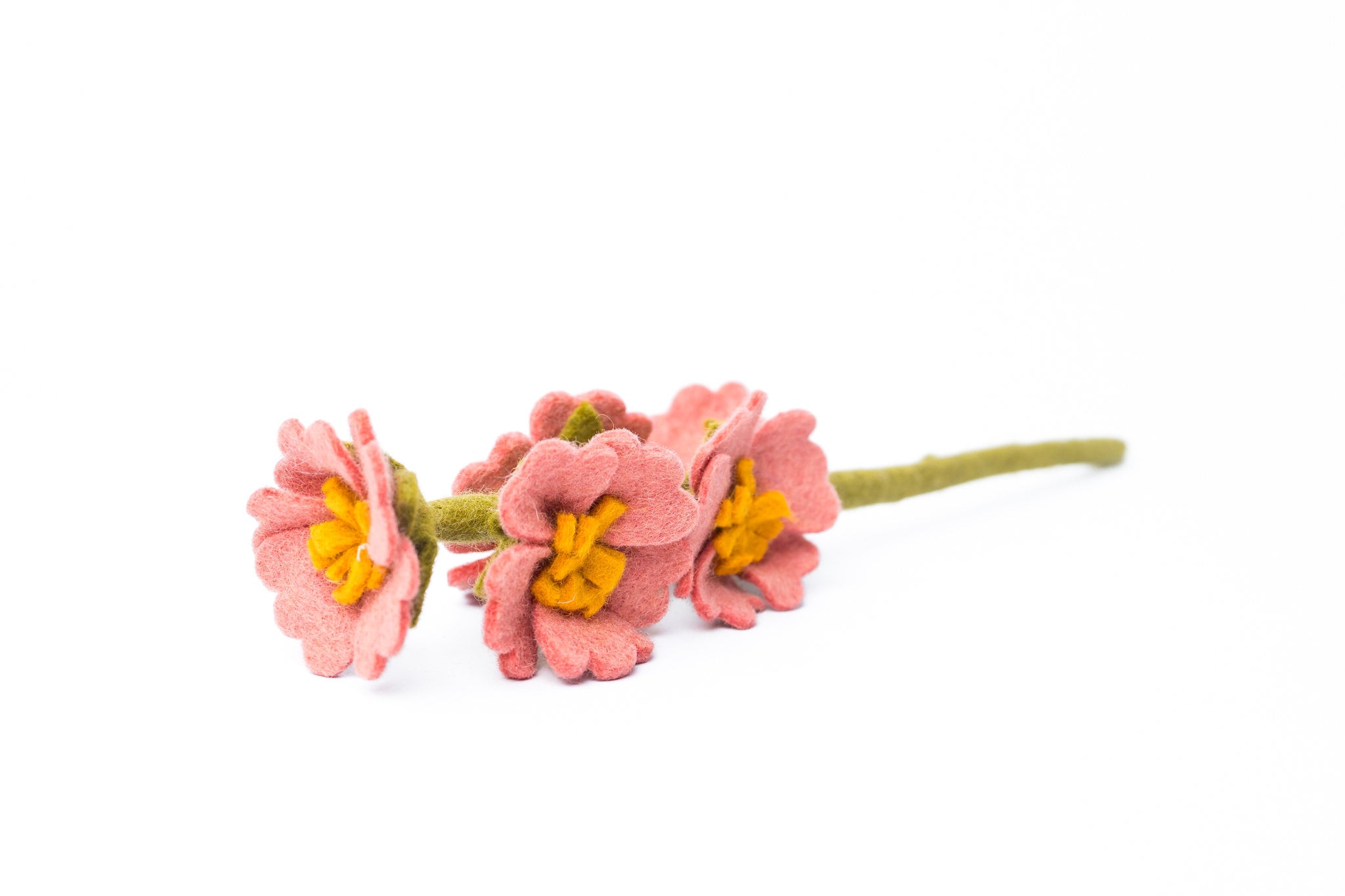 Deko Blumen aus Filz I Osterdeko I handgefilzter Zweig I Dekoration I Blumenstrauß I Filz Zweig I Frühlingsblüher