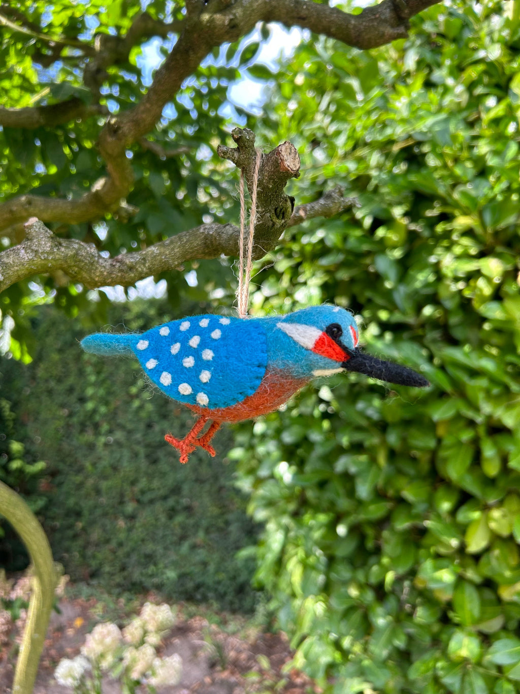 Filzanhänger Eisvogel I Frühling I Winterdeko I Christbaumschmuck I Weihnachtsdeko I Weihnachtsbaum I Vogeldeko