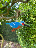 Filzanhänger Eisvogel I Frühling I Winterdeko I Christbaumschmuck I Weihnachtsdeko I Weihnachtsbaum I Vogeldeko