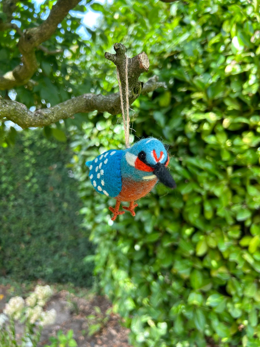 Filzanhänger Eisvogel I Frühling I Winterdeko I Christbaumschmuck I Weihnachtsdeko I Weihnachtsbaum I Vogeldeko
