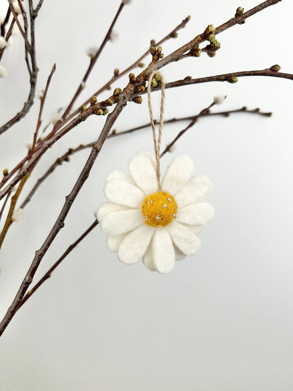 Anhänger Margerite I Osterschmuck I Osterdeko I Christbaumschmuck Weihnachtsdeko I Winter Weihnachtsbaum I Frühlingsdeko I Blumendekoration