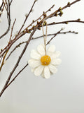 Anhänger Margerite I Osterschmuck I Osterdeko I Christbaumschmuck Weihnachtsdeko I Winter Weihnachtsbaum I Frühlingsdeko I Blumendekoration