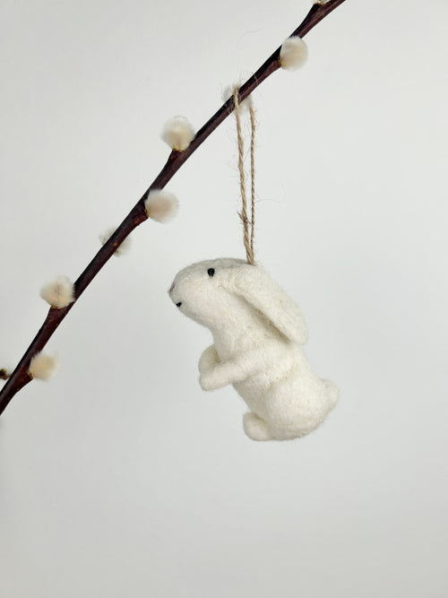 Anhänger Hase Kaninchen I Osterschmuck I Osterdeko I I Osterstrauß I Filzdeko Ostern I Osterhase I Frühling I Möhre Filz