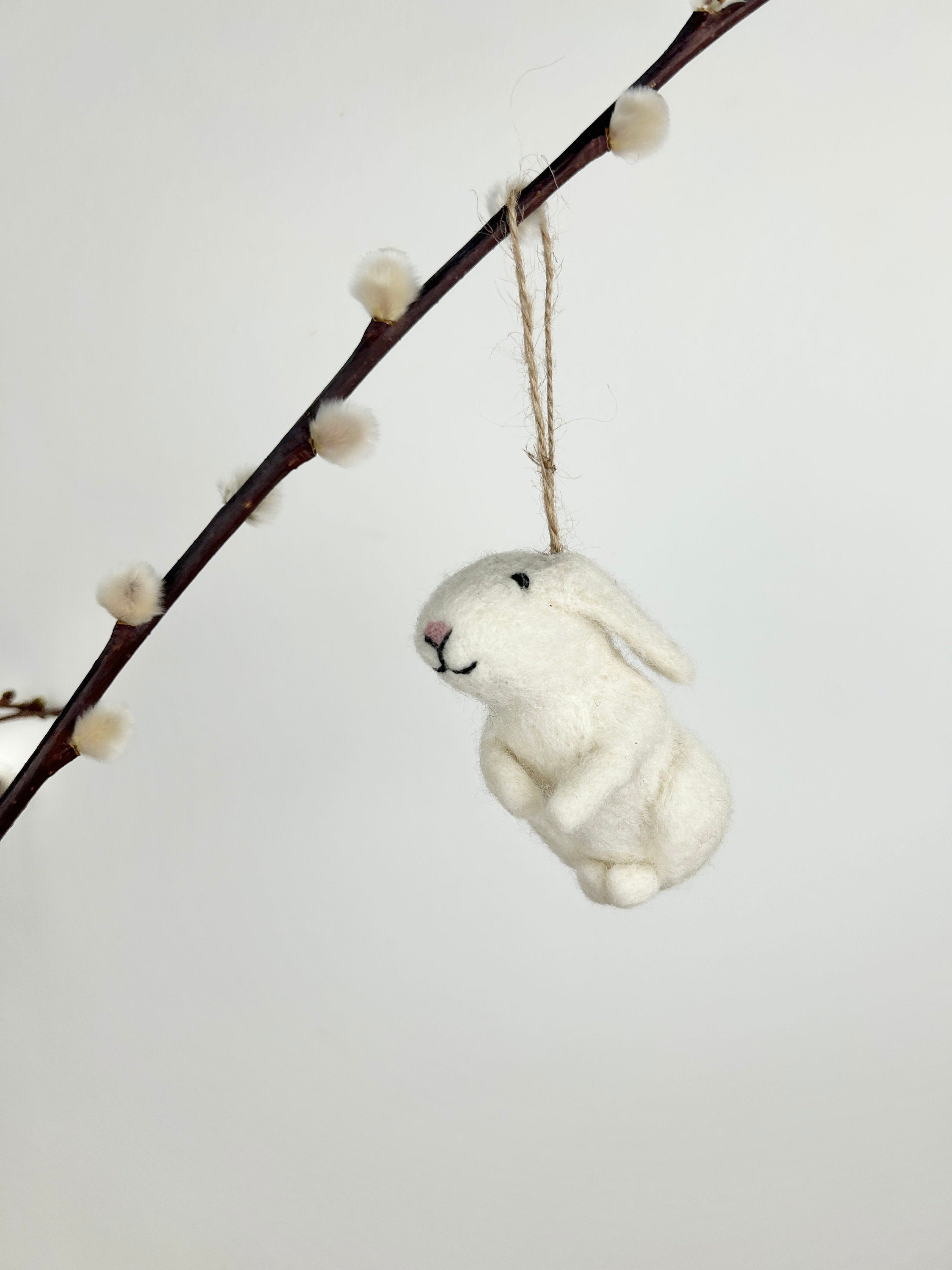 Anhänger Hase Kaninchen I Osterschmuck I Osterdeko I I Osterstrauß I Filzdeko Ostern I Osterhase I Frühling I Möhre Filz
