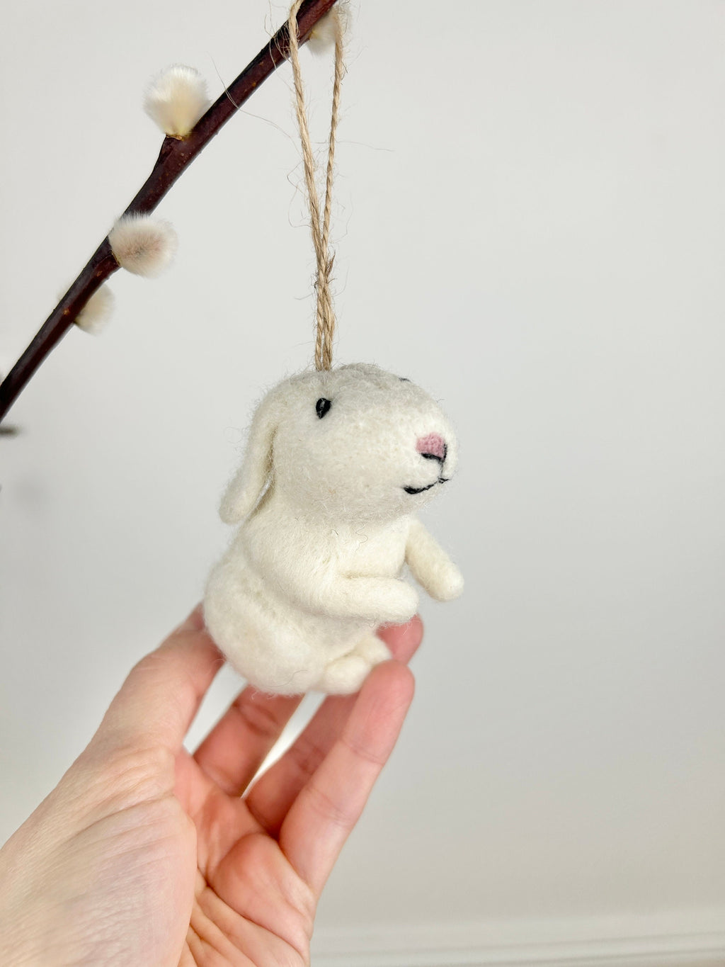 Anhänger Hase Kaninchen I Osterschmuck I Osterdeko I I Osterstrauß I Filzdeko Ostern I Osterhase I Frühling I Möhre Filz