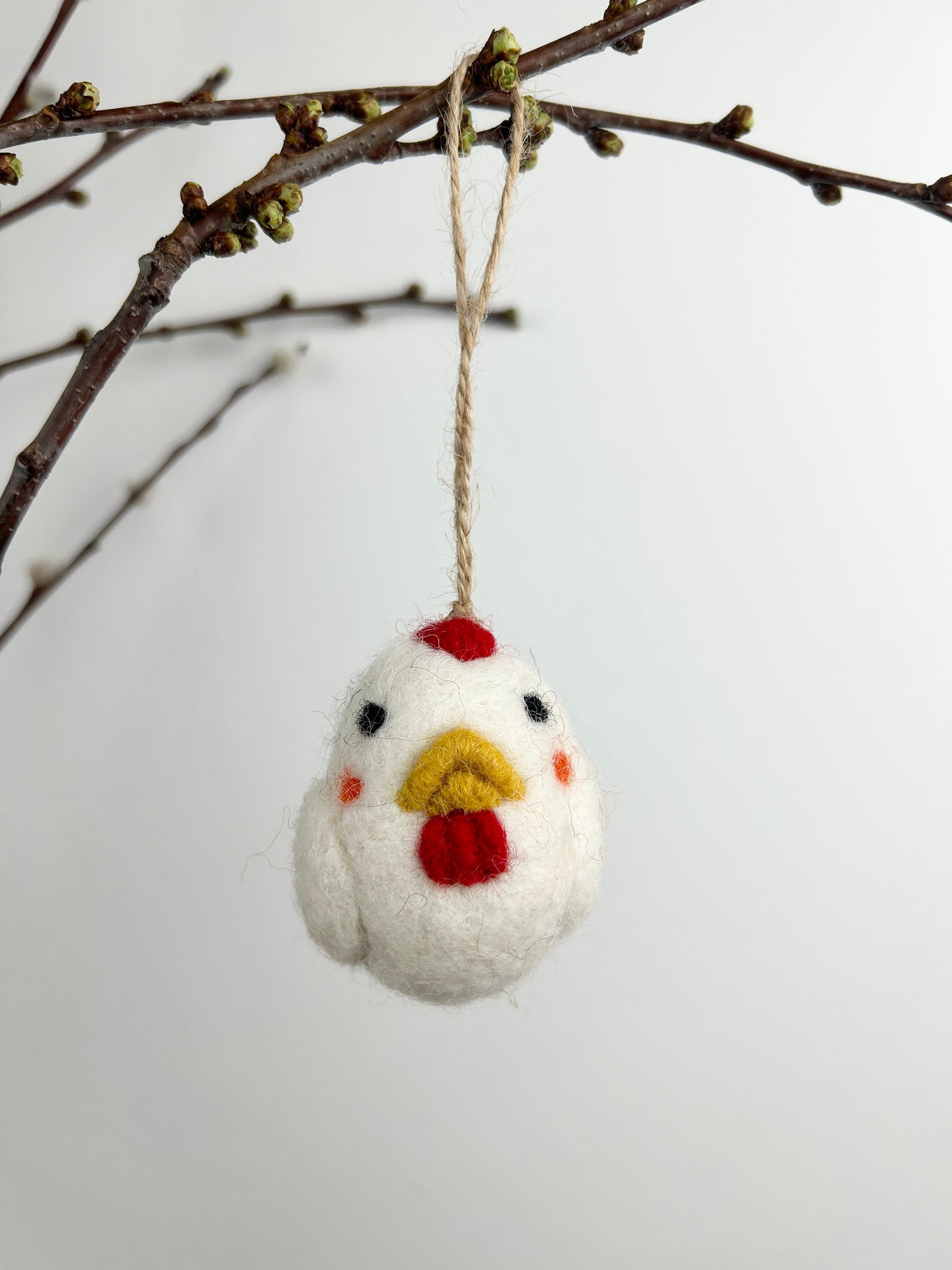 Anhänger Huhn I Osterschmuck I Osterdeko I Christbaumschmuck Weihnachtsdeko I Weihnachtsbaum I Huhn Deko I Henne Weihnachten I Osterstrauß