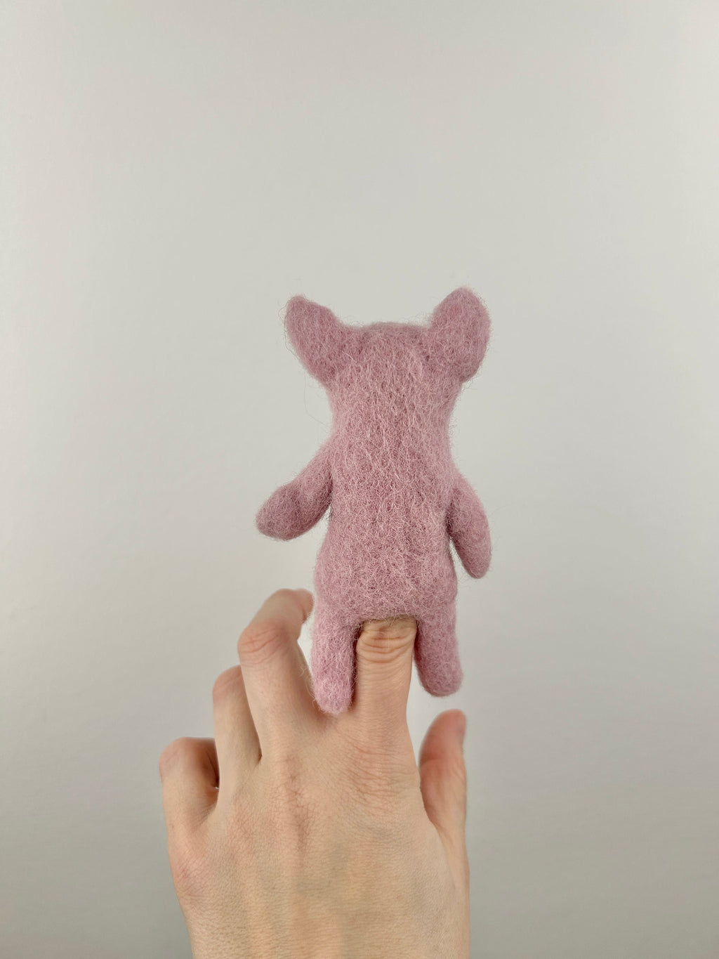 Niedliche Fingerpuppe Schwein aus Filz I Fingerspiel I Bauernhoftier I Pferd I Spielzeug Montessori I Geschichten erzählen