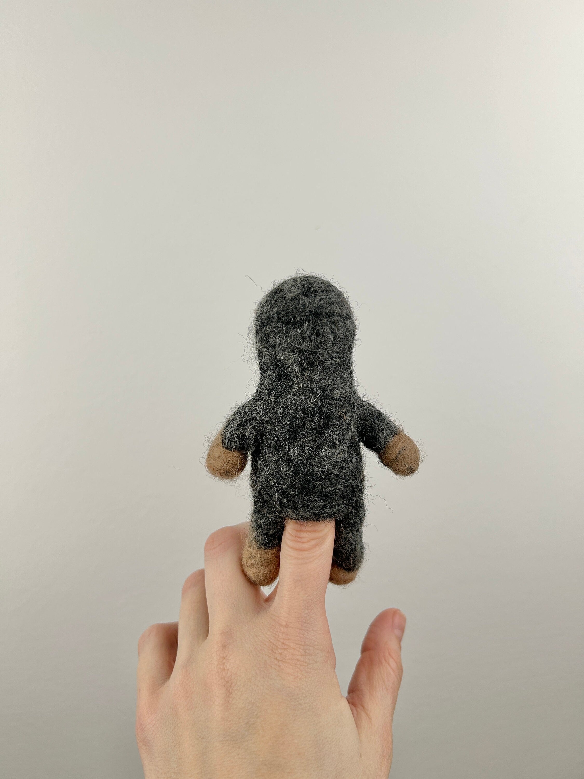 Niedliche Fingerpuppe Faultier aus Filz I Fingerspiel I Wildtiere I Spielzeug Montessori I Geschichten erzählen I Dschungel