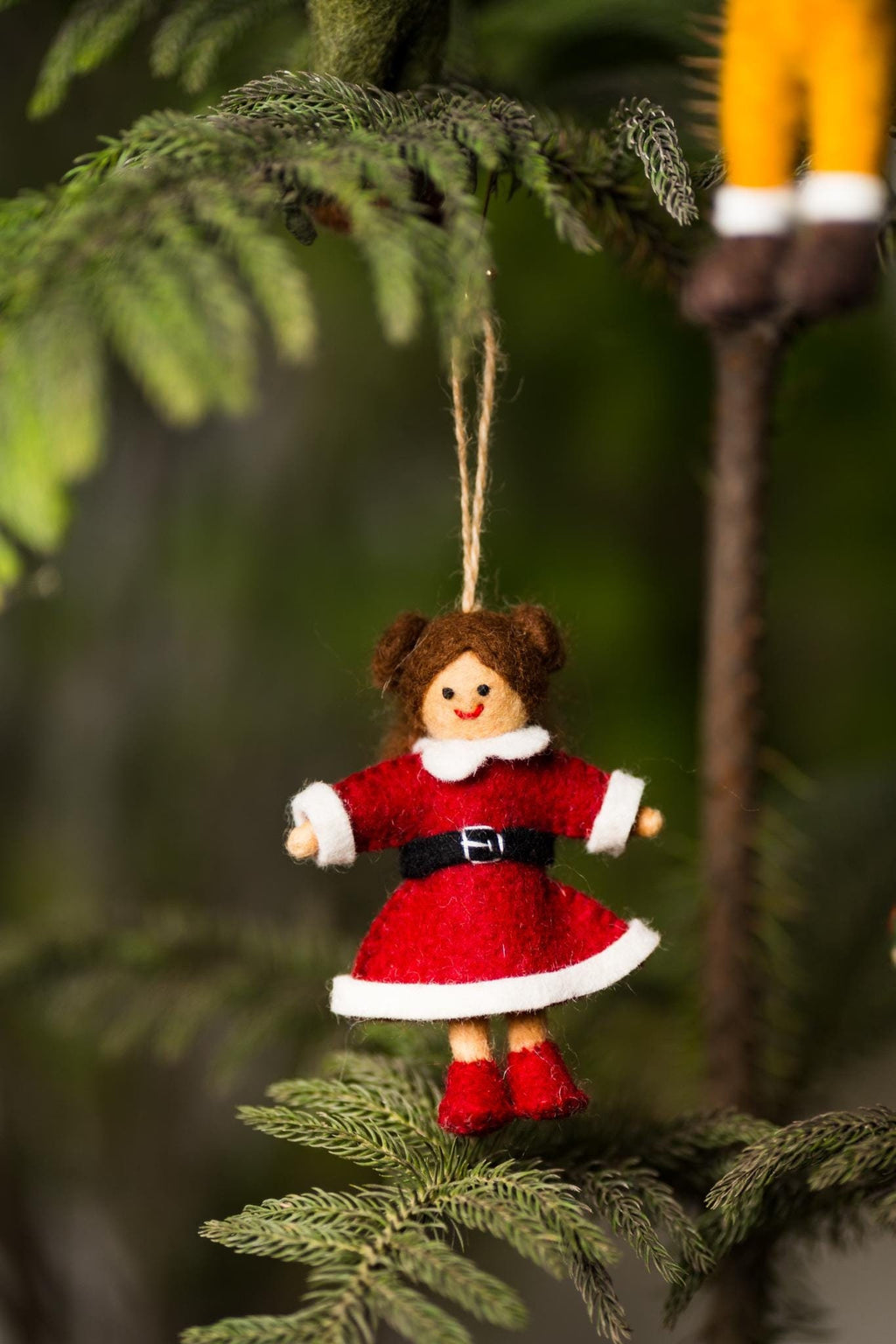 Weihnachtsanhänger Weihnachtsfrau I Christbaumschmuck Weihnachtsdeko I Winter Weihnachtsbaum I Miss Santa
