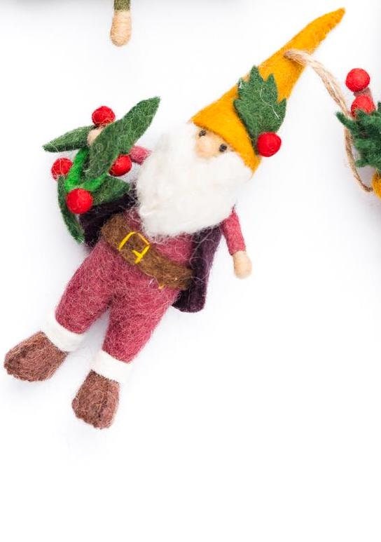 Weihnachtsanhänger Zwerg I Wichtel I Christbaumschmuck Weihnachtsdeko I Weihnachtsbaum I Gnom Deko I Weihnachtswichtel I Weihnachtszwerg