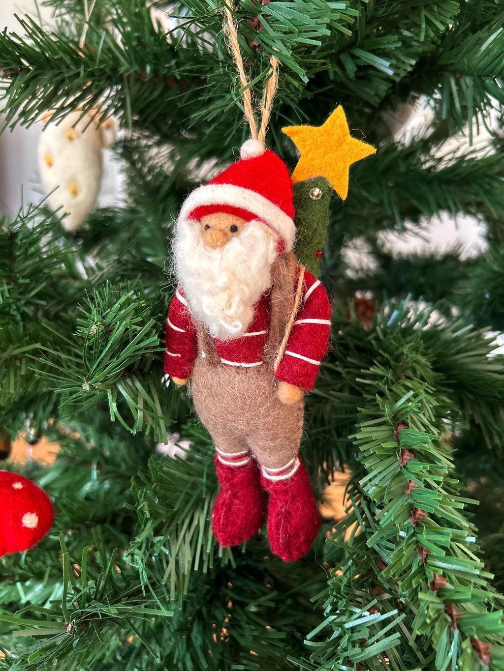 Weihnachtsanhänger Zwerg I Wichtel I Christbaumschmuck Weihnachtsdeko I Weihnachtsbaum I Gnom Deko I Weihnachtswichtel I Weihnachtszwerg