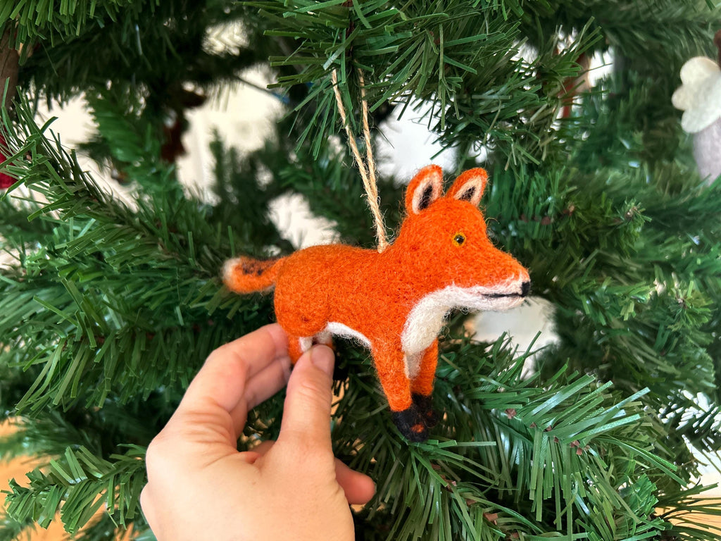Anhänger Fuchs I Deko aus Filz I Winter I Weihnachtsbaum I Herbstdeko I Anhänger aus Filz I Waldtiere