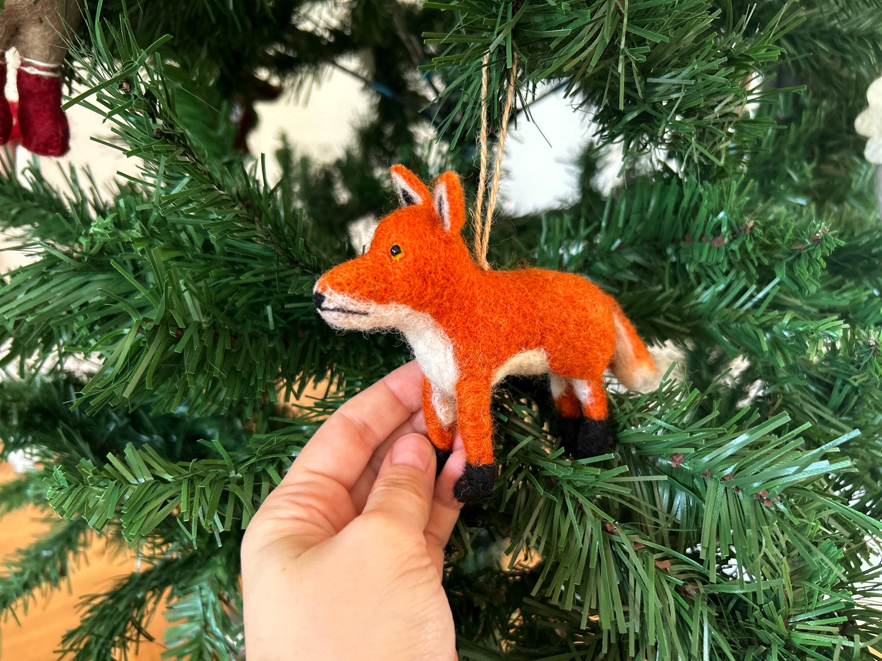 Anhänger Fuchs I Deko aus Filz I Winter I Weihnachtsbaum I Herbstdeko I Anhänger aus Filz I Waldtiere