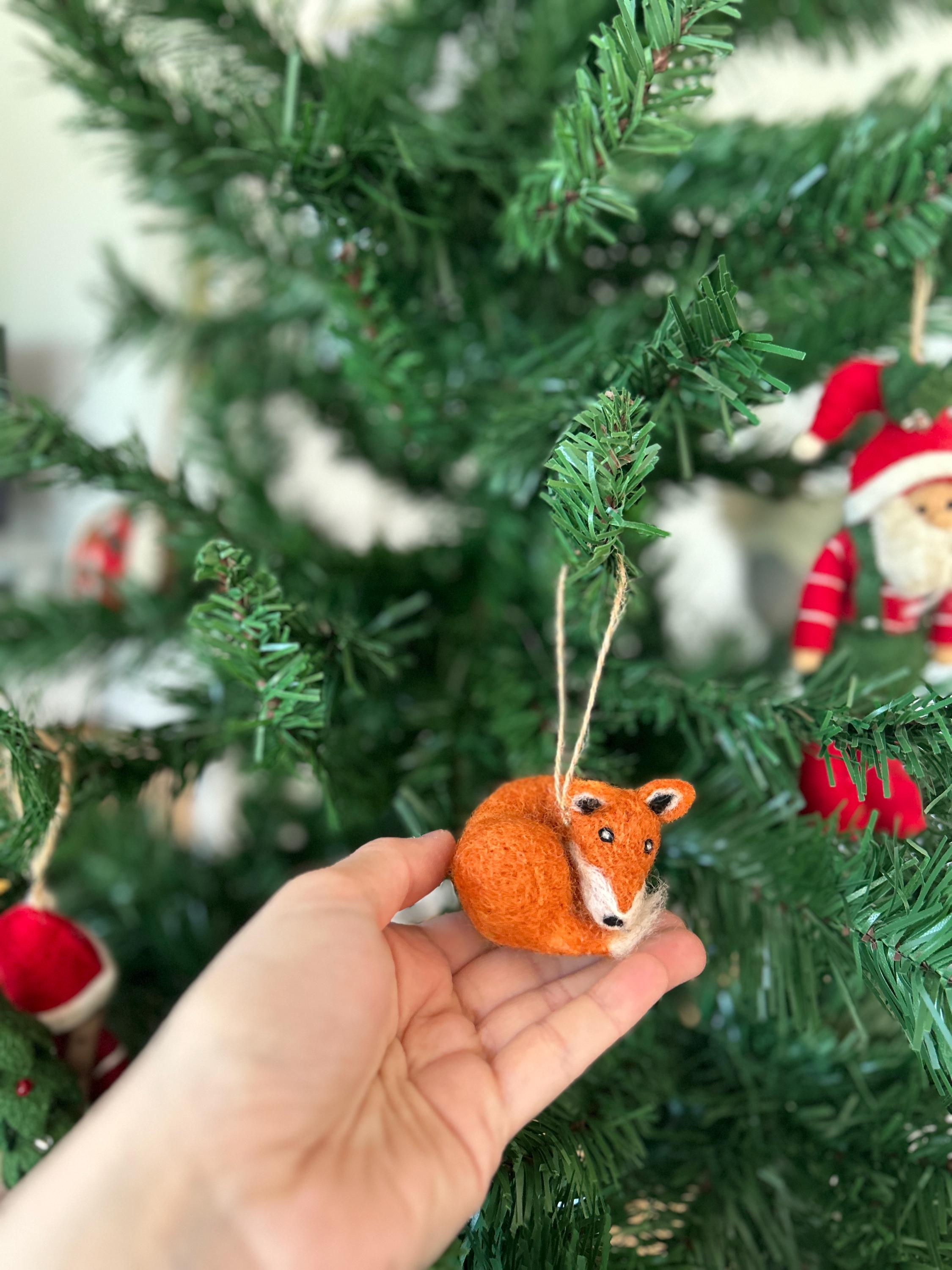 Anhänger Fuchs I Deko aus Filz I Winter I Weihnachtsbaum I Herbstdeko I Anhänger aus Filz I Waldtiere