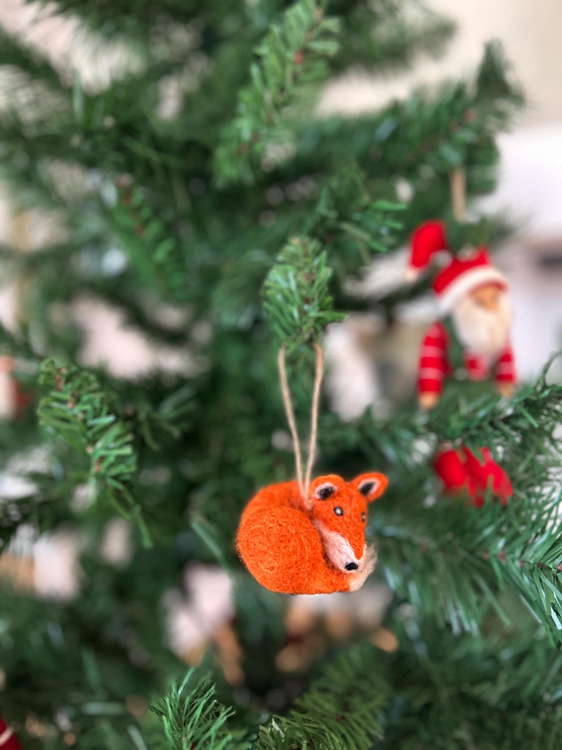 Anhänger Fuchs I Deko aus Filz I Winter I Weihnachtsbaum I Herbstdeko I Anhänger aus Filz I Waldtiere