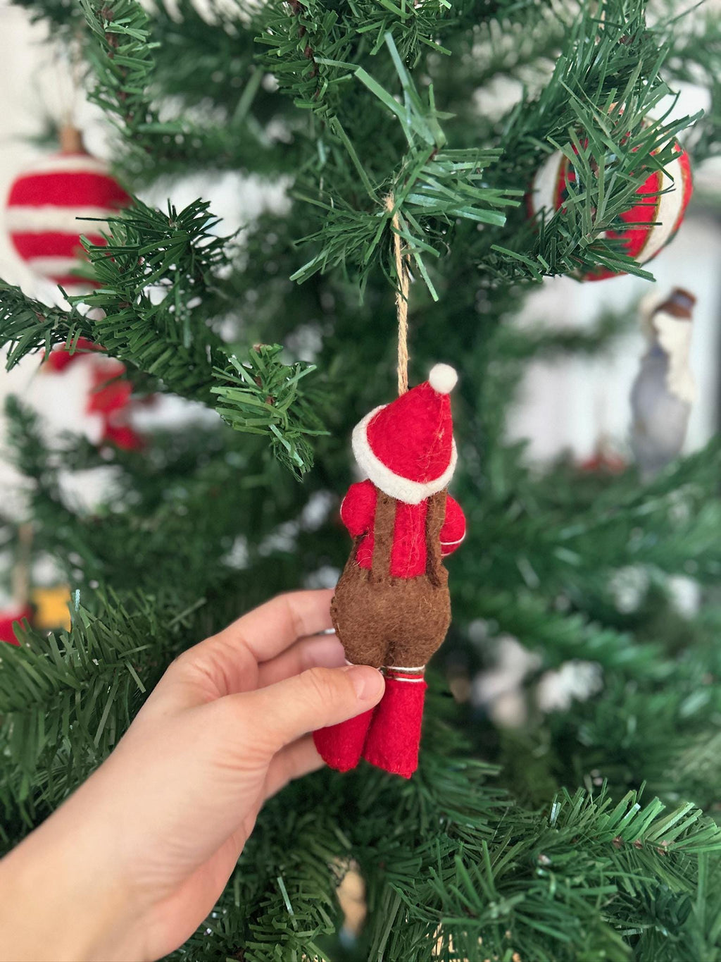Weihnachtsanhänger Zwerg I Wichtel I Christbaumschmuck Weihnachtsdeko I Weihnachtsbaum I Gnom Deko I Weihnachtswichtel I Weihnachtszwerg