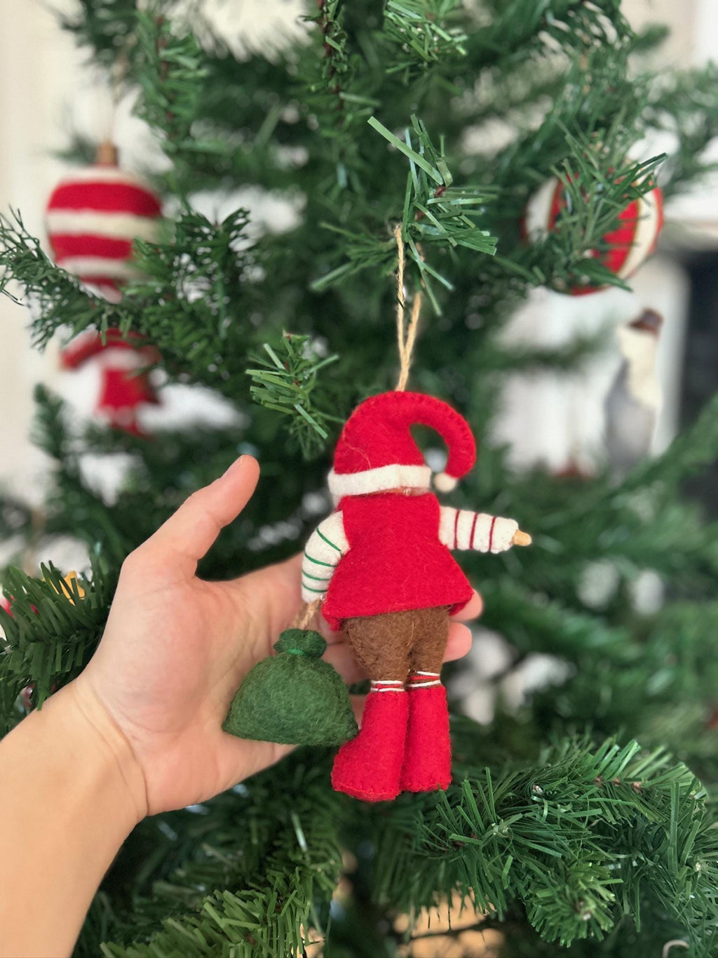 Weihnachtsanhänger Zwerg I Wichtel I Christbaumschmuck Weihnachtsdeko I Weihnachtsbaum I Gnom Deko I Weihnachtswichtel I Weihnachtszwerg