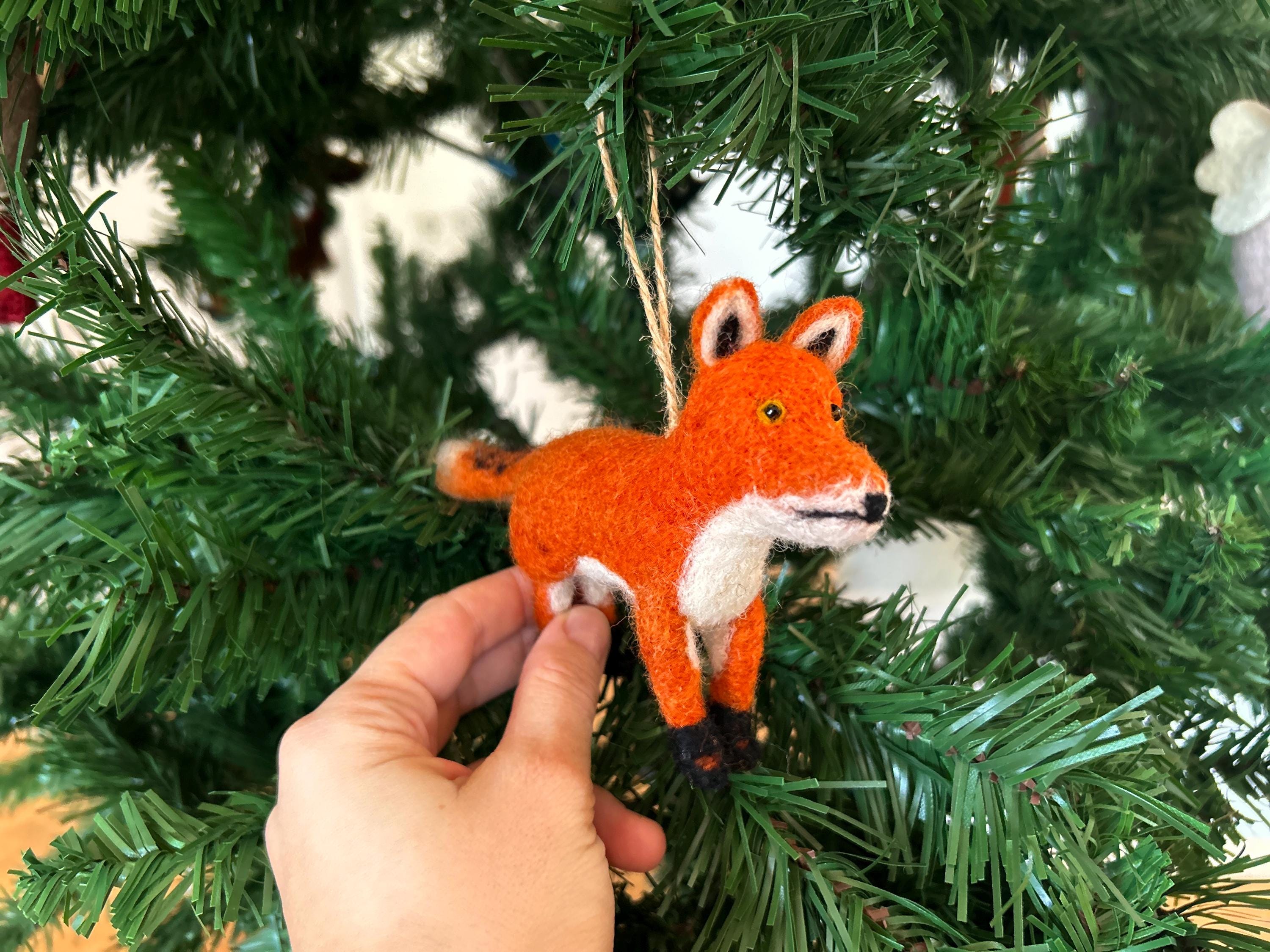 Anhänger Fuchs I Deko aus Filz I Winter I Weihnachtsbaum I Herbstdeko I Anhänger aus Filz I Waldtiere