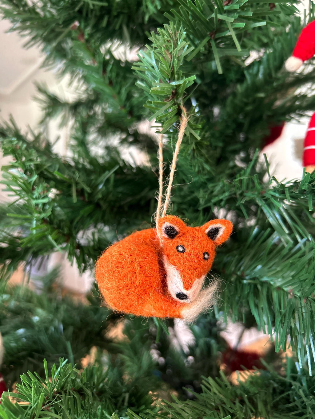 Anhänger Fuchs I Deko aus Filz I Winter I Weihnachtsbaum I Herbstdeko I Anhänger aus Filz I Waldtiere