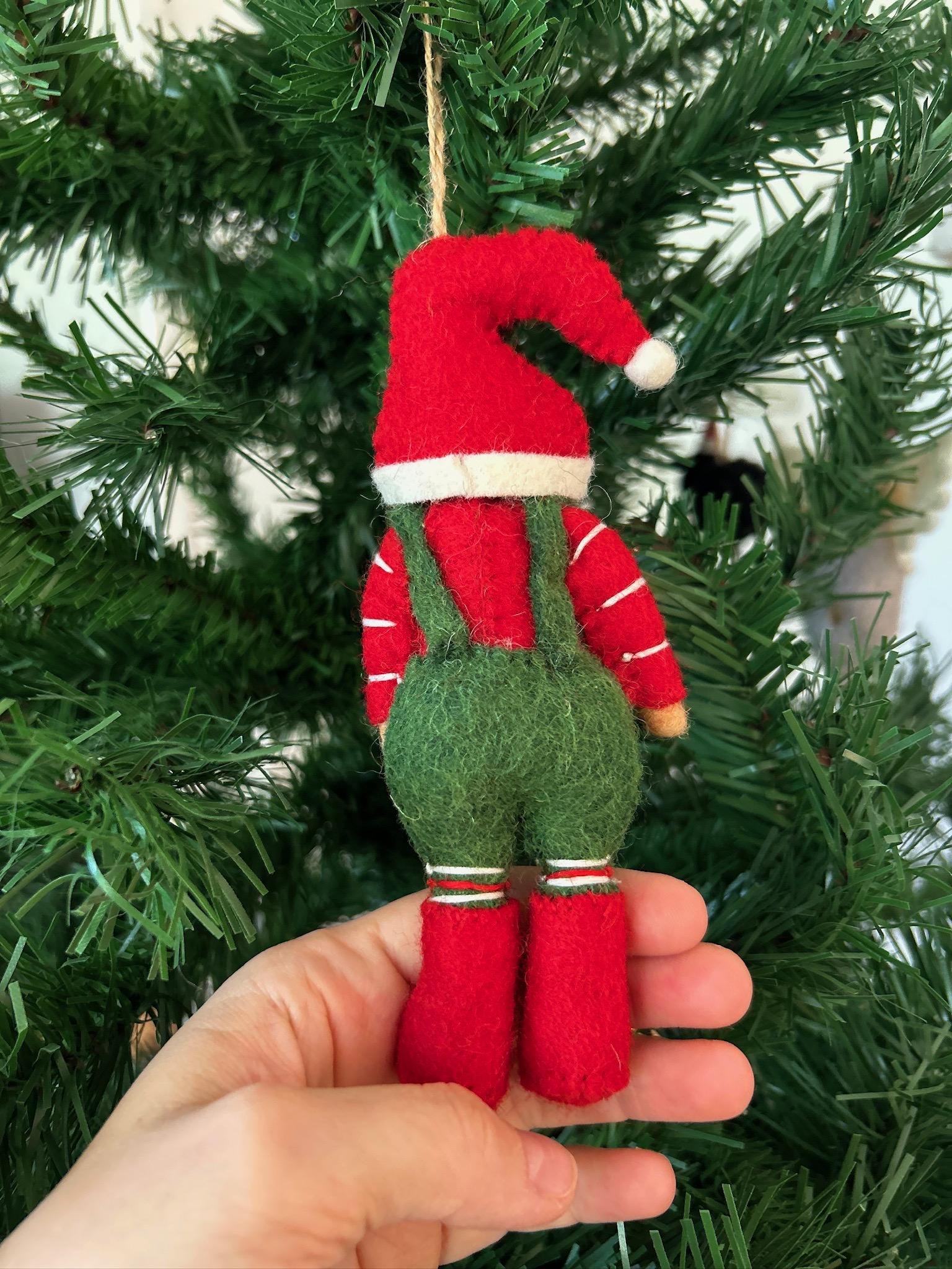 Weihnachtsanhänger Zwerg I Wichtel I Christbaumschmuck Weihnachtsdeko I Weihnachtsbaum I Gnom Deko I Weihnachtswichtel I Weihnachtszwerg