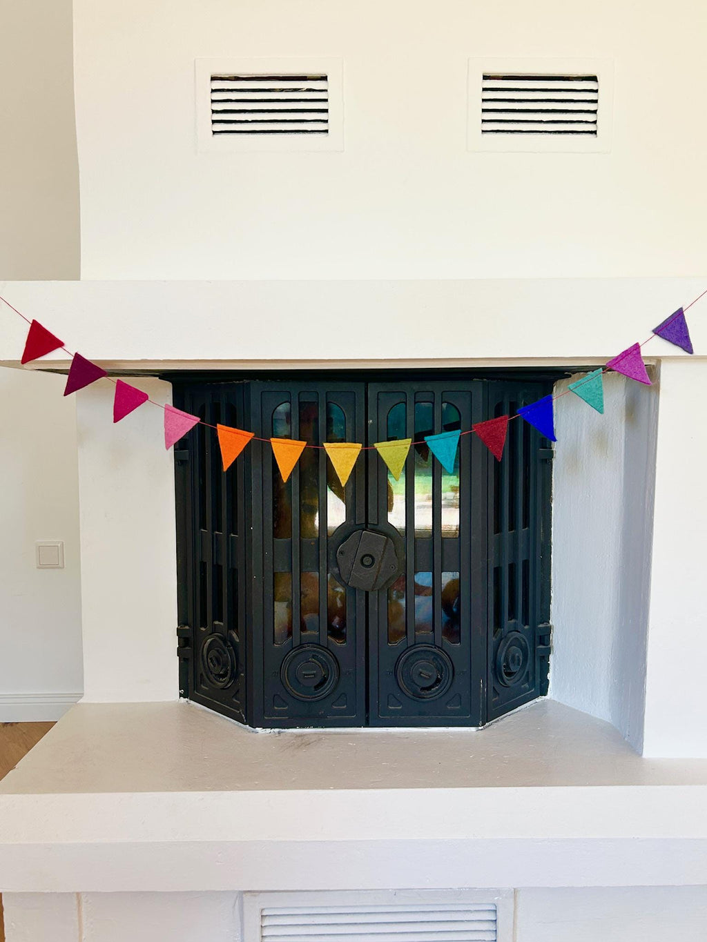 Bunte Wimpelkette aus Filz I Dekoration I Kindergeburtstag I Partydekoration I handgemacht I Kinderzimmer I Babyparty
