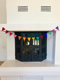 Bunte Wimpelkette aus Filz I Dekoration I Kindergeburtstag I Partydekoration I handgemacht I Kinderzimmer I Babyparty
