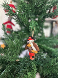 Weihnachtsanhänger Fuchs mit Gans I Christbaumschmuck I Weihnachtsdeko I Winter I Weihnachtsbaum I Filzdeko