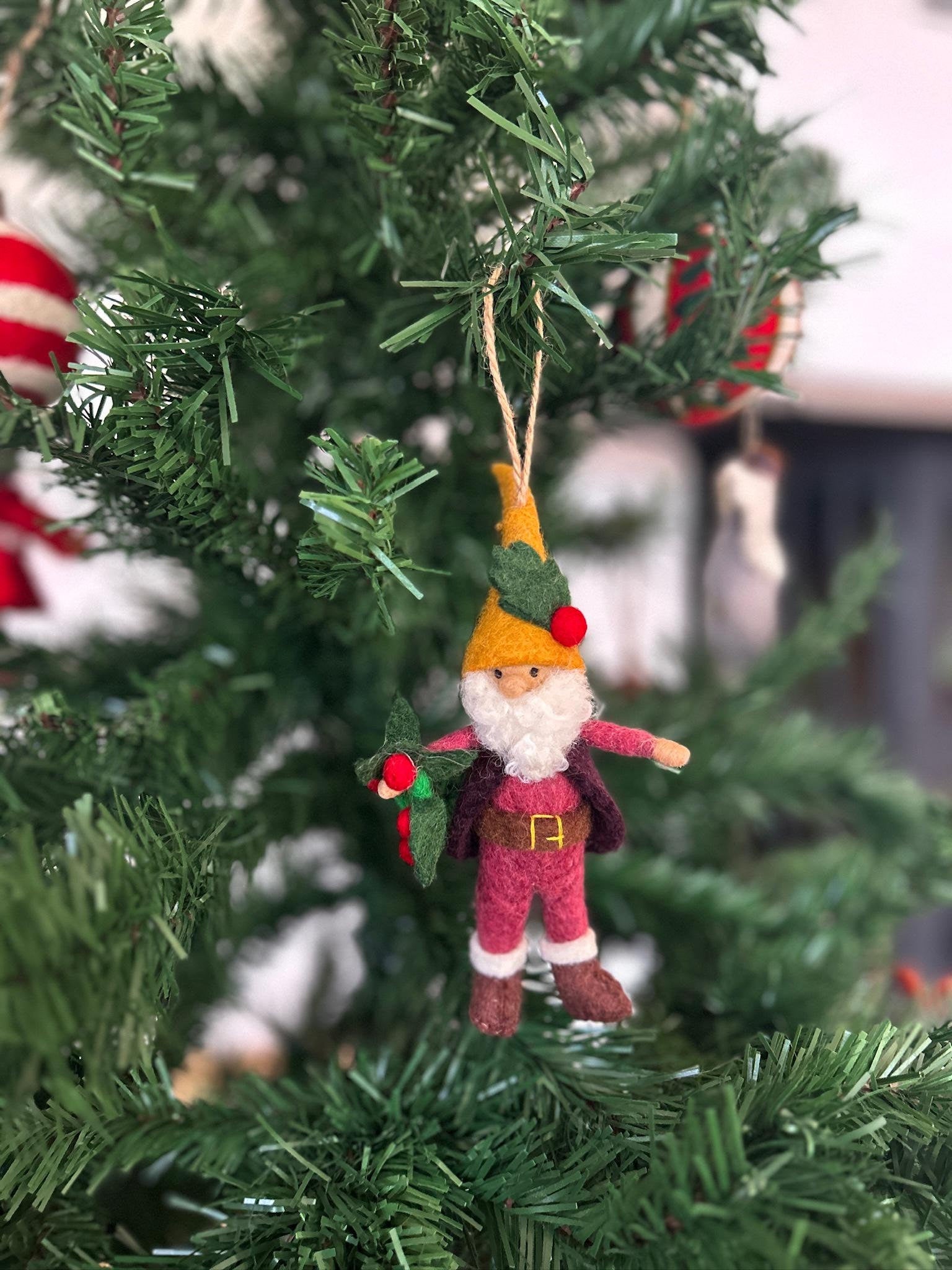 Weihnachtsanhänger Zwerg I Wichtel I Christbaumschmuck Weihnachtsdeko I Weihnachtsbaum I Gnom Deko I Weihnachtswichtel I Weihnachtszwerg