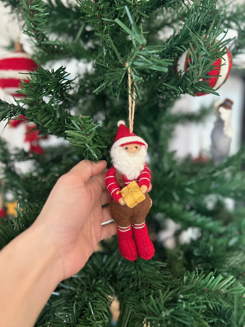 Weihnachtsanhänger Zwerg I Wichtel I Christbaumschmuck Weihnachtsdeko I Weihnachtsbaum I Gnom Deko I Weihnachtswichtel I Weihnachtszwerg
