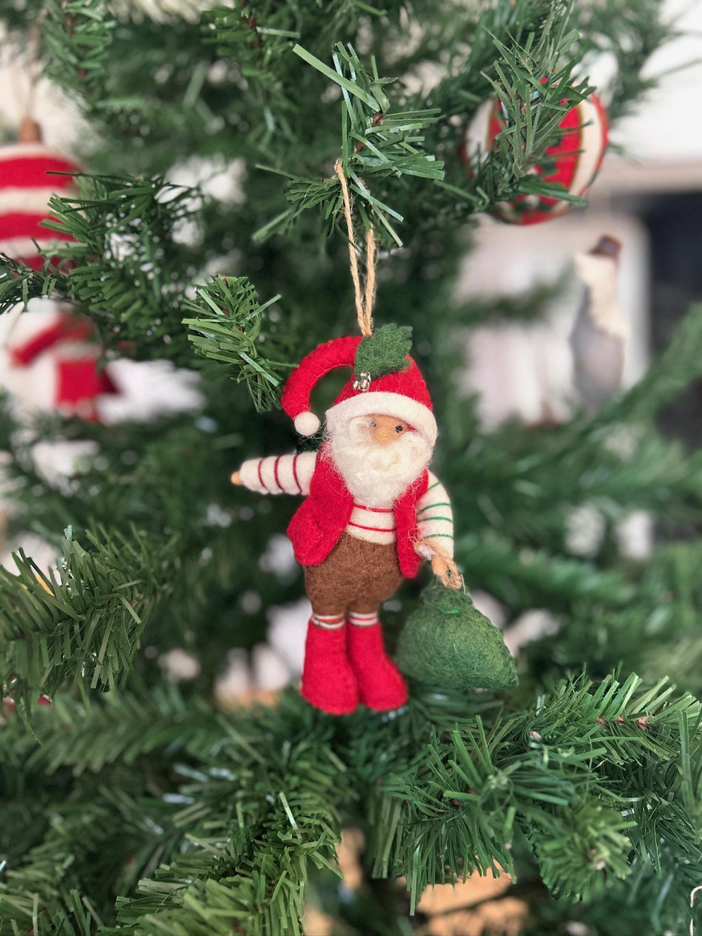 Weihnachtsanhänger Zwerg I Wichtel I Christbaumschmuck Weihnachtsdeko I Weihnachtsbaum I Gnom Deko I Weihnachtswichtel I Weihnachtszwerg