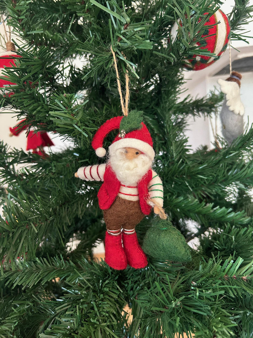 Weihnachtsanhänger Zwerg I Wichtel I Christbaumschmuck Weihnachtsdeko I Weihnachtsbaum I Gnom Deko I Weihnachtswichtel I Weihnachtszwerg