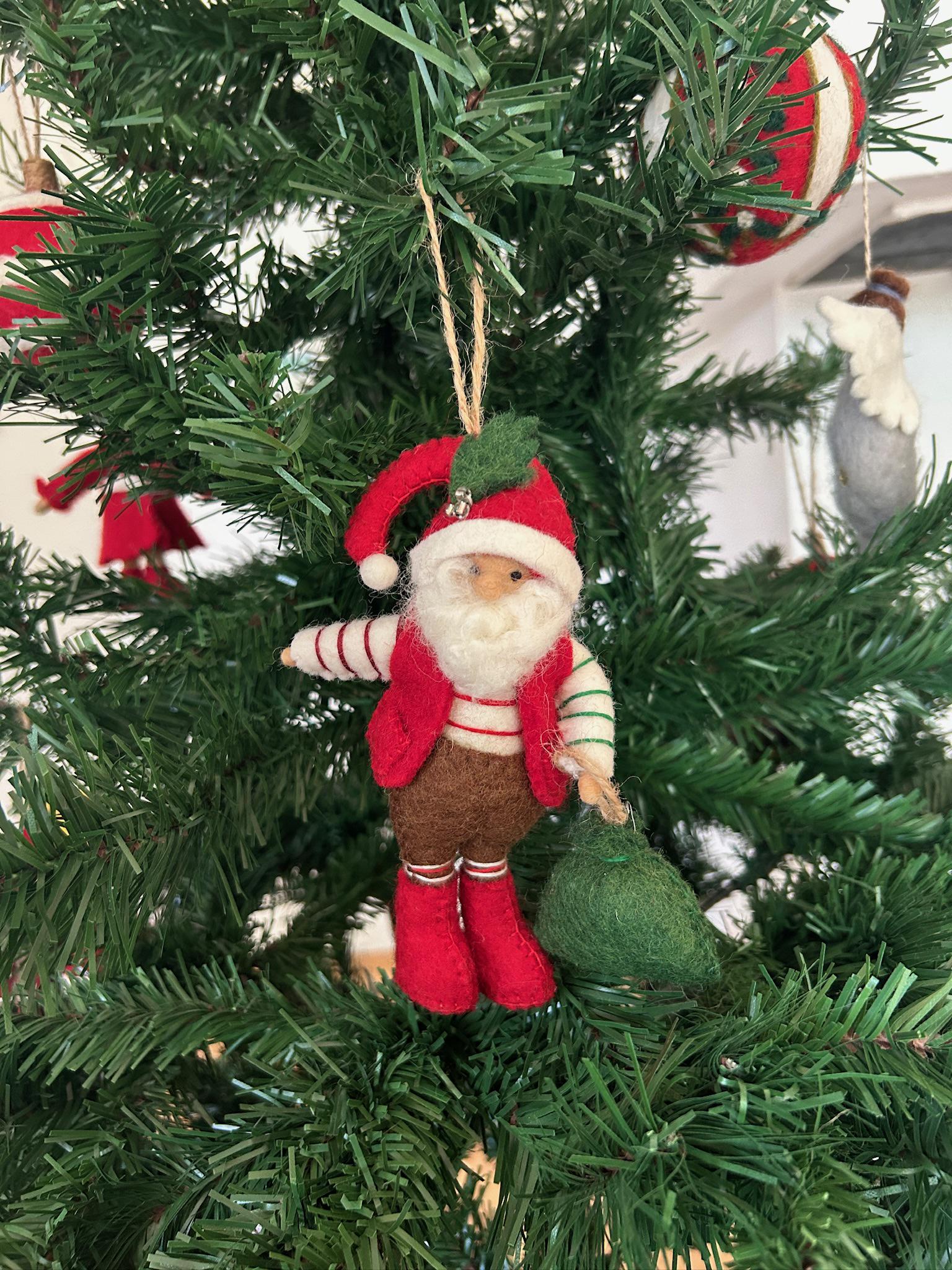 Weihnachtsanhänger Zwerg I Wichtel I Christbaumschmuck Weihnachtsdeko I Weihnachtsbaum I Gnom Deko I Weihnachtswichtel I Weihnachtszwerg
