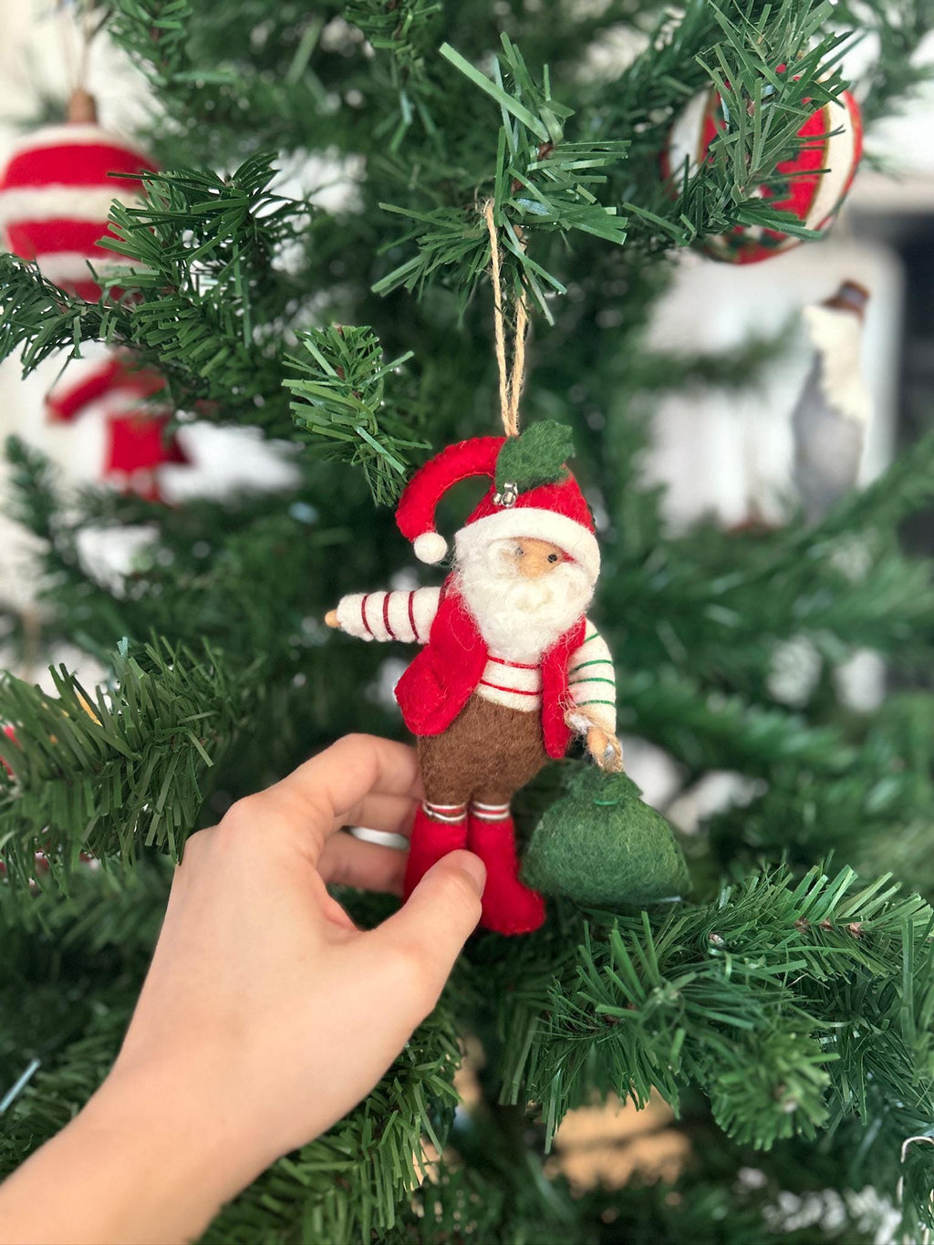Weihnachtsanhänger Zwerg I Wichtel I Christbaumschmuck Weihnachtsdeko I Weihnachtsbaum I Gnom Deko I Weihnachtswichtel I Weihnachtszwerg