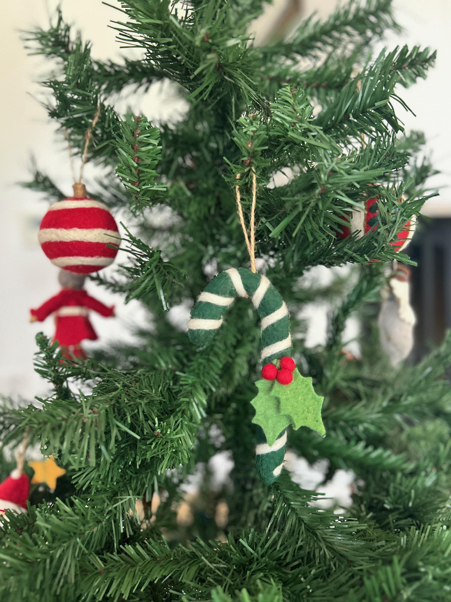 Weihnachtsanhänger Zuckerstange I Christbaumschmuck Weihnachtsdeko I Winter Weihnachtsbaum