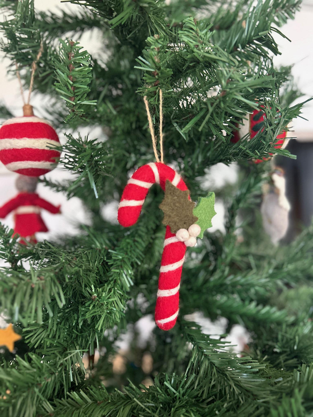 Weihnachtsanhänger Zuckerstange I Christbaumschmuck Weihnachtsdeko I Winter Weihnachtsbaum