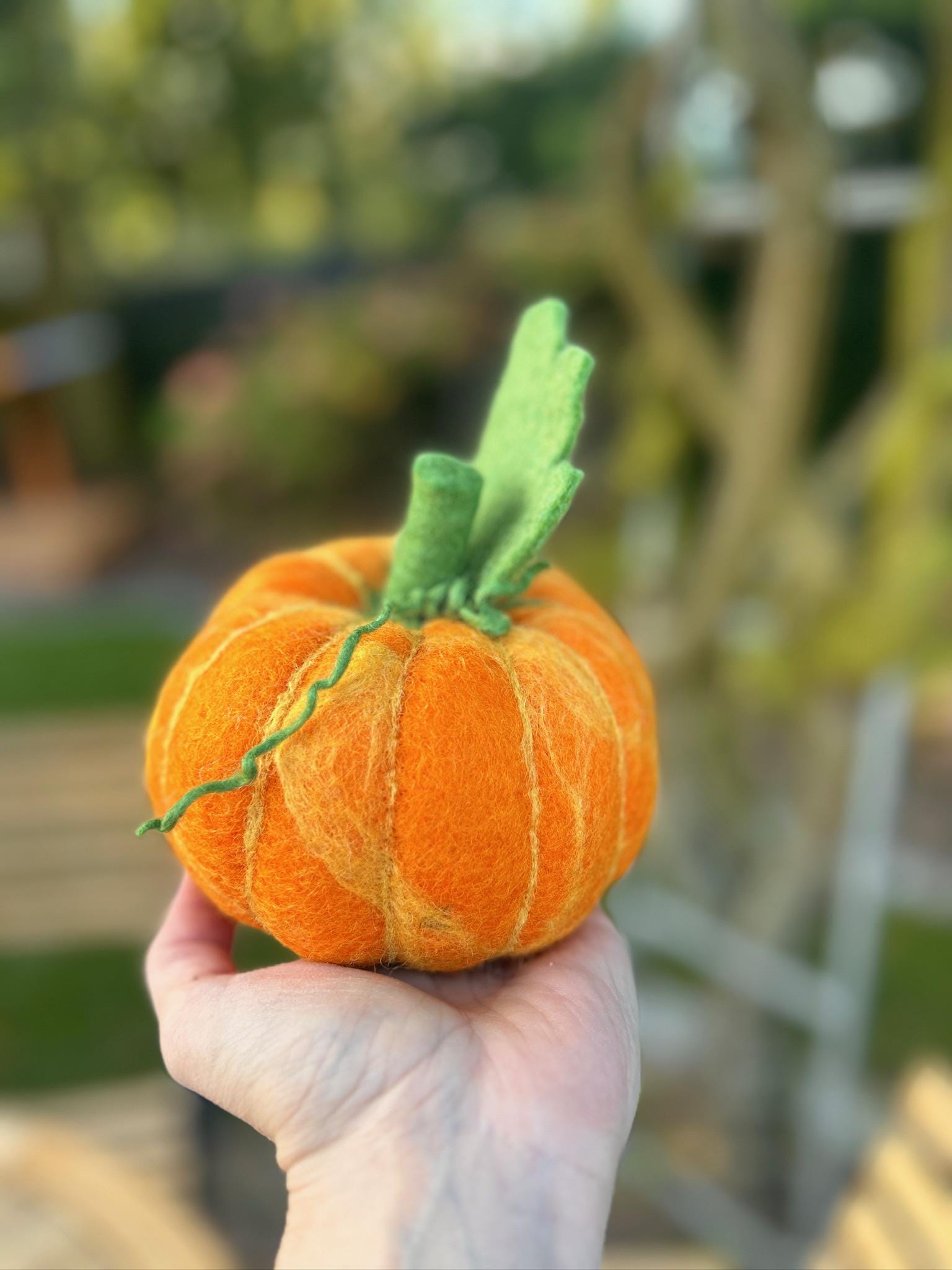 Kürbis Deko aus Filz I Filzdeko I Herbstdeko I Halloween Deko I Winterdeko I Kürbisdeko I Deko Thanksgiving