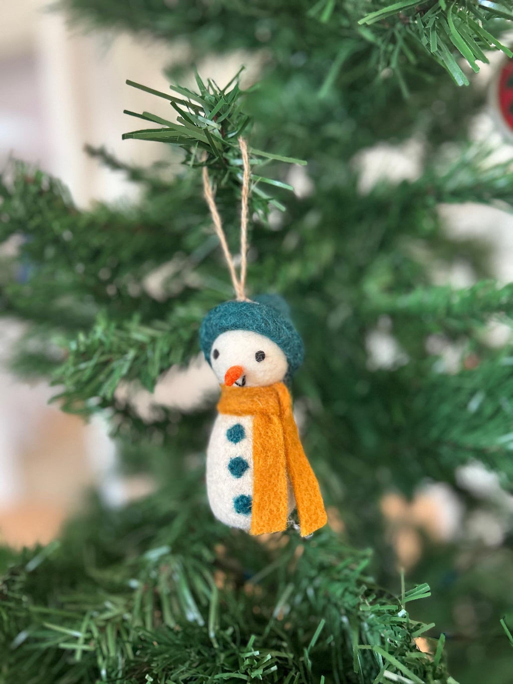 Schneemann Anhänger I Schneemänner aus Filz I Christbaumschmuck I Schneemann Deko I Weihnachtsdeko I Filz Winterdeko